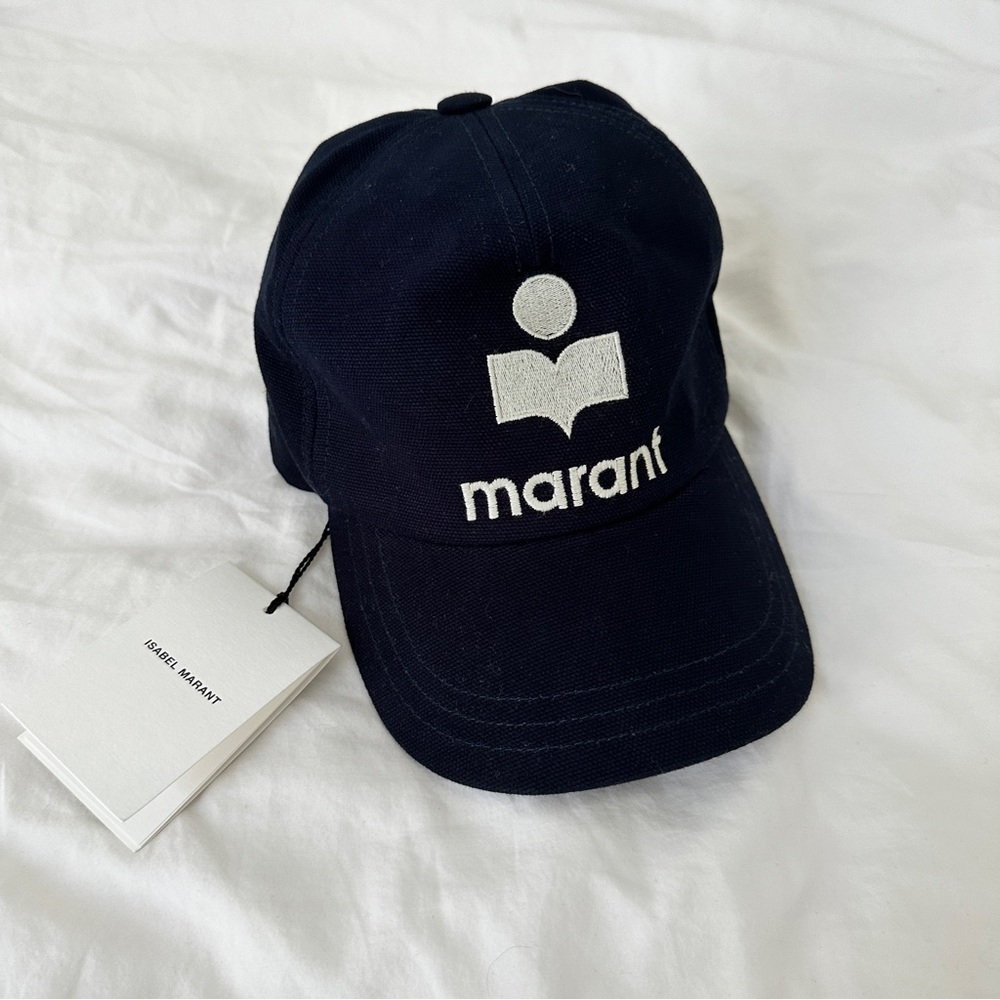 Isabel Marant Tyron Cap in Navy
